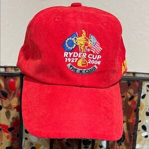Brand New Official 1927-2006 Ryder Cup Matches Collection K-Club Red Golf ⛳️ Cap